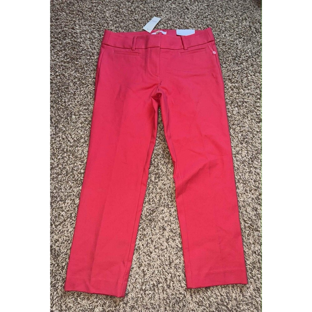 Anne Taylor Loft The Riviera Pants Red Size 2 Petite NEW